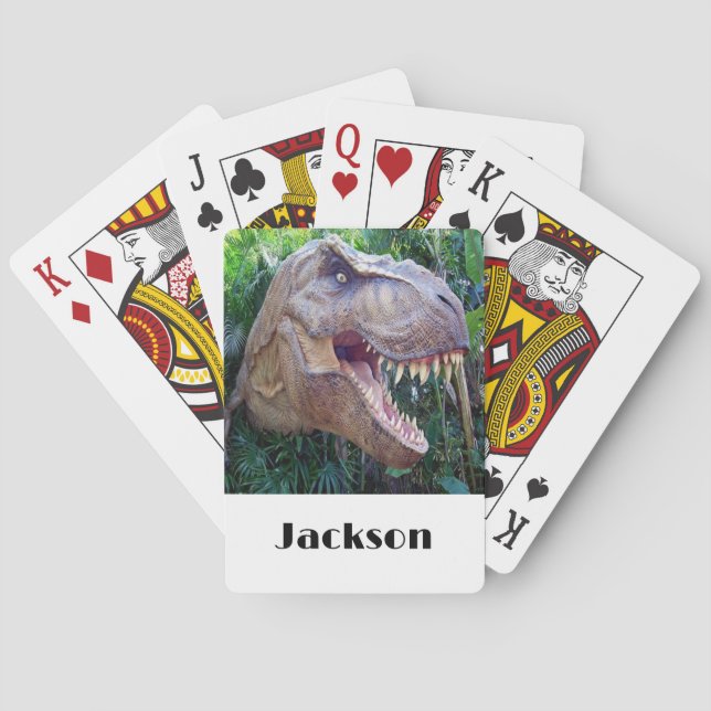 Jeu De Cartes Dinosaure Playing Card Deck (dos)