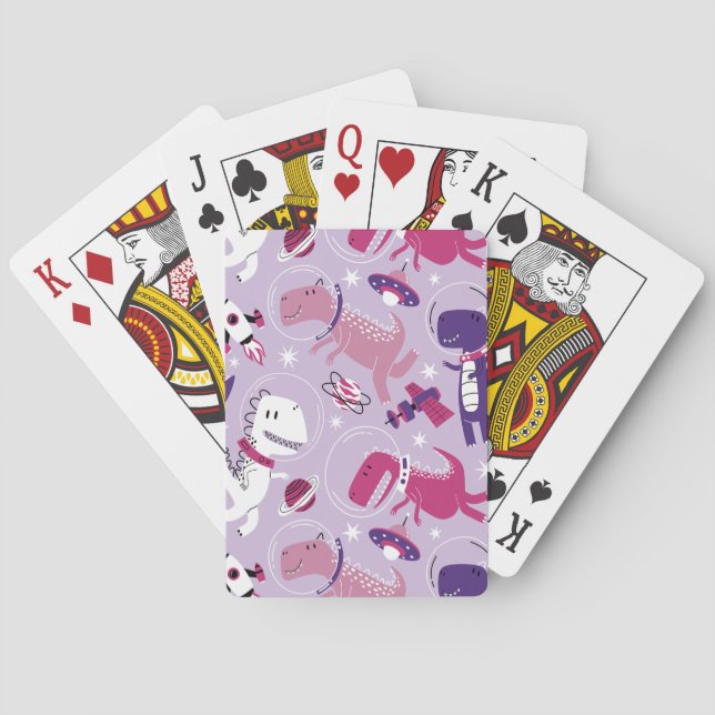 Jeu De Cartes Dinosaures de l'espace, Dinosaures mignons, Étoile (dos)