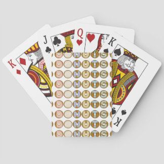 Jeu De Cartes Dinuts avec dégivrage Alphabet et arroses