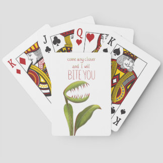 Jeu De Cartes Dioïde de Vénus drôle avec message d'avertissement