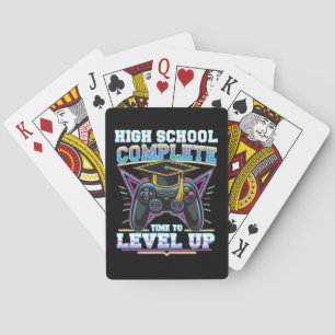 Jeu De Cartes Diplômé de lycée Joueur Jeux Vidéo Diplôme