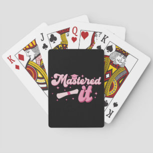 Jeu De Cartes Diplômé Maîtrise Diplômé MBA Diplômé