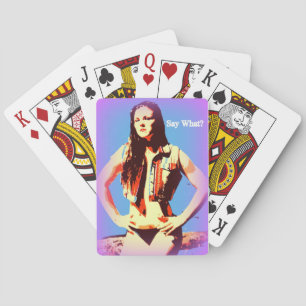 Jeu De Cartes dire quelle fille bikini joue aux cartes