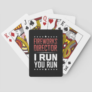 Jeu De Cartes Directeur de Feu d'Artifice Je cours vous courez D