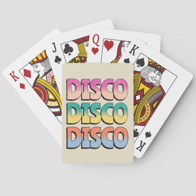 Jeu De Cartes Disco Music (dos)