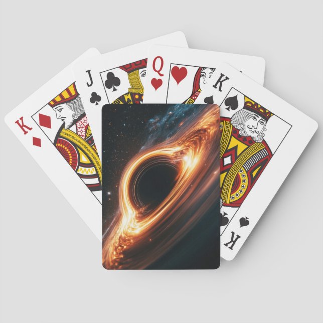 Jeu De Cartes Disque d'accrétion d'un trou noir supermassif, rep (dos)