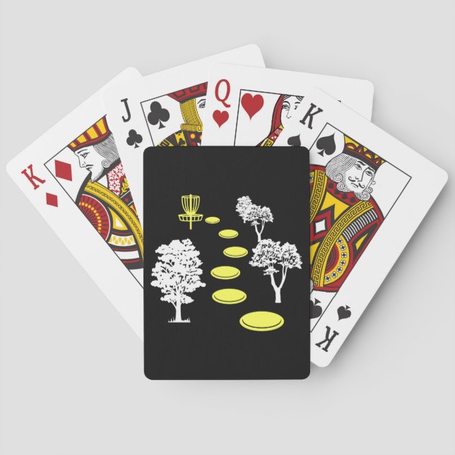 Jeu De Cartes Disque Golf Woods Disk Golfer cadeau (dos)