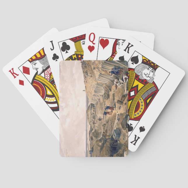 Jeu De Cartes Ditch of the Bastion du Mat, plate from 'The Seat (dos)