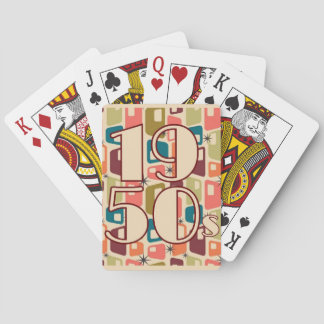 Jeu De Cartes Dix ans 1950