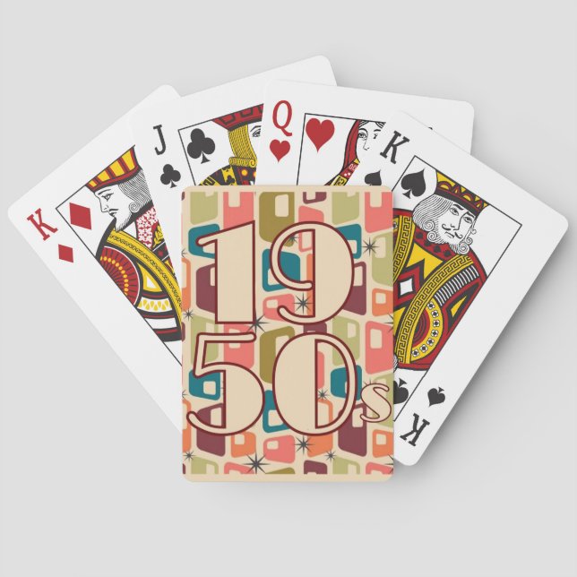 Jeu De Cartes Dix ans 1950 (dos)