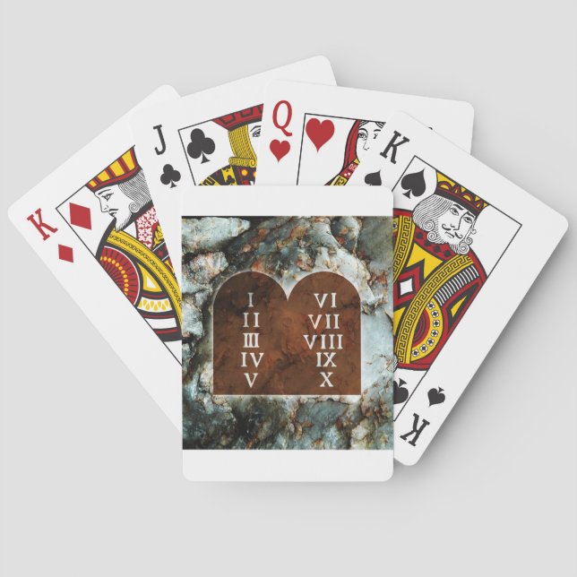 Jeu De Cartes Dix commandements (dos)