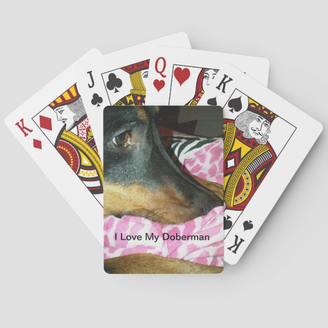 Jeu De Cartes Doberman Jouer Des Cartes (dos)