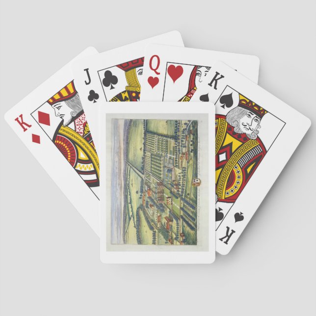 Jeu De Cartes Doddington dans le comté de Lincoln gravée par Jo (dos)