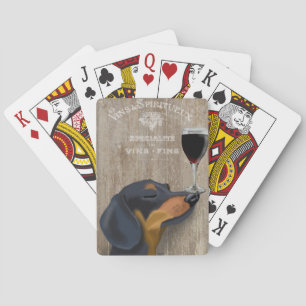 Jeu De Cartes Dog Au Vin Dachshund