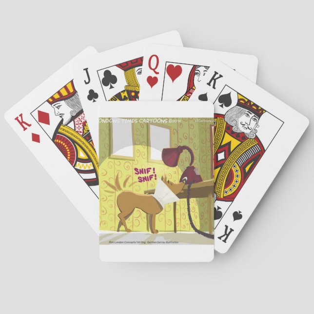 Jeu De Cartes Dog Conehead Funny (dos)