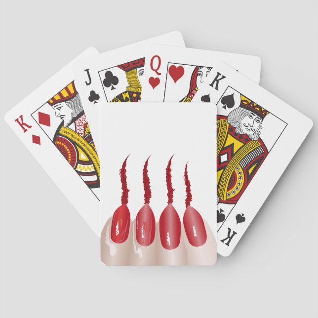 Jeu De Cartes Doigt de vampire (dos)