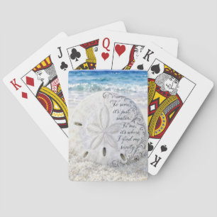 Jeu De Cartes Dollar de Sable avec Citation Inspirante