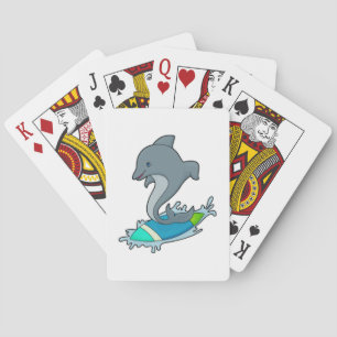 Jeu De Cartes Dolpin comme Surfer avec Surfer