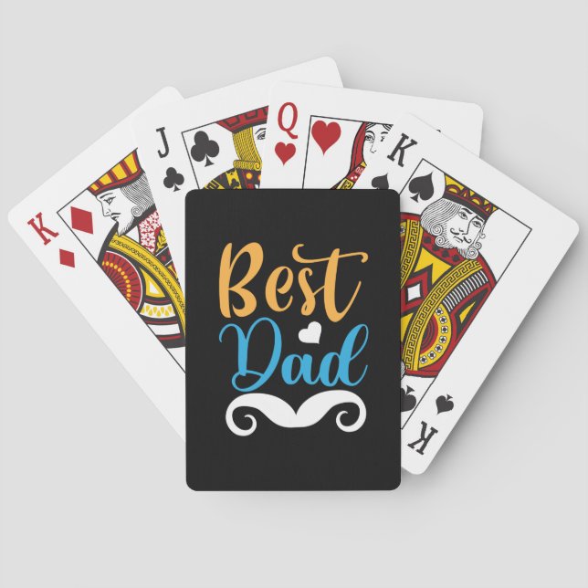 Jeu De Cartes Don père | Meilleur papa (dos)