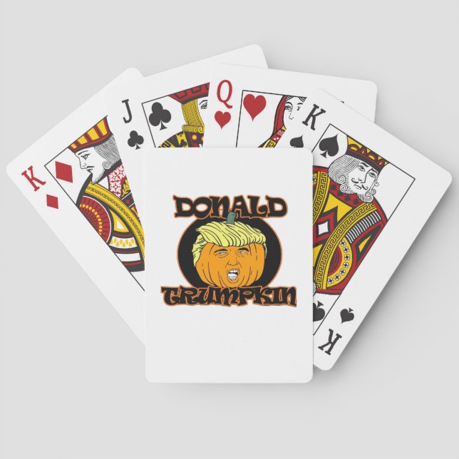 Jeu De Cartes Donald Halloween Costume Trumpkin (dos)