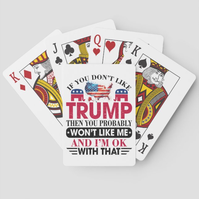 Jeu De Cartes Donald Trump (dos)