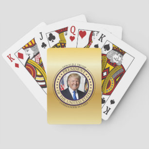 JEU DE CARTES DONALD TRUMP COMMANDANT EN CHEF DE LA PRÉSIDENCE O