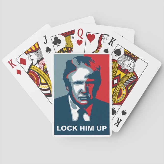 Jeu De Cartes Donald Trump Le Verrouille (dos)