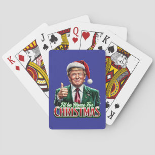 Jeu De Cartes Donald Trump Noël Le chapeau du Père Noël monte