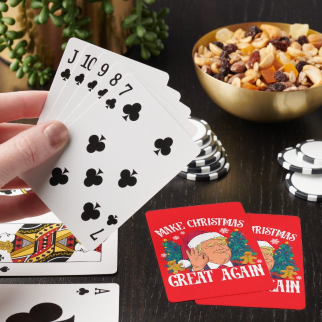 Jeu De Cartes Donald Trump Père Noël | Rendre Noël super (In Situ)