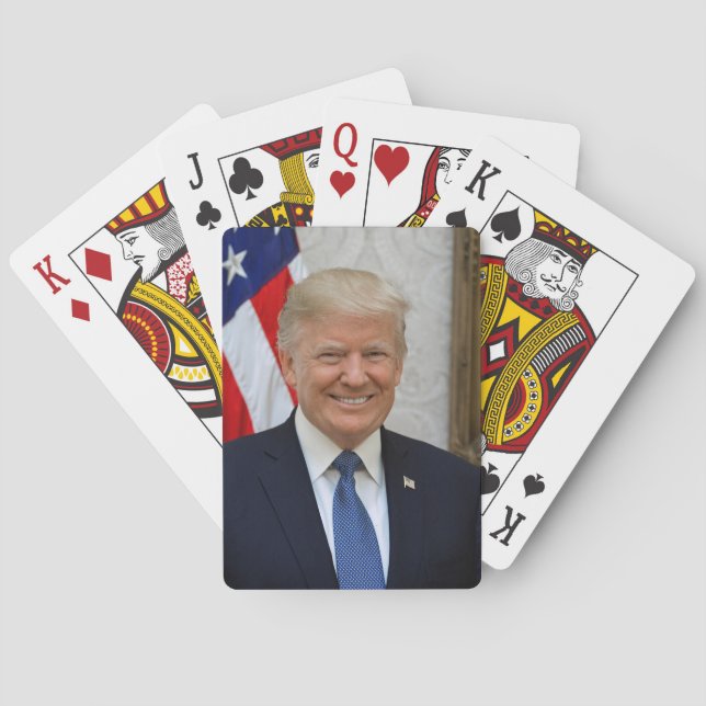 Jeu De Cartes Donald Trump Président américain Maison Blanche MA (dos)