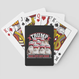 Jeu De Cartes Donald Trump rend les chats sûrs à nouveau Débat 2