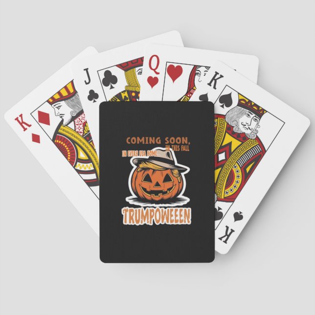 Jeu De Cartes Donald's Trumpkin Citrouille - Classique d'Hallowe (dos)