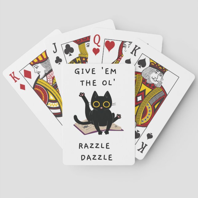Jeu De Cartes Donnez-Moi L'Ol Razzle Dazzle (dos)