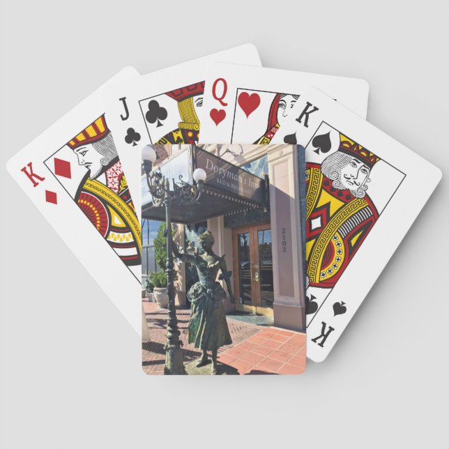 Jeu De Cartes Doryman's Inn, Newport Beach, Californie (dos)