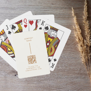 Jeu De Cartes Dots d'or minimaliste Simple Cream Business