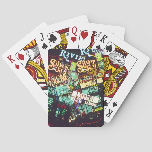 Jeu De Cartes Double exposition, enseignes de casino, Las Vegas, (dos)