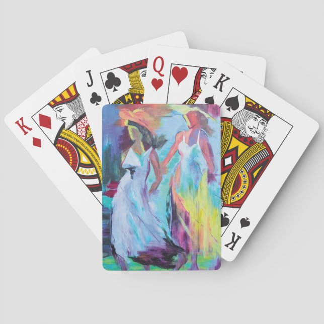 Jeu De Cartes Douce Brise Peinture Originale (dos)