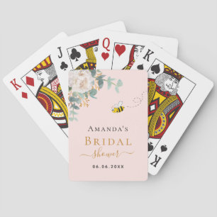 Jeu De Cartes Douce pluie de fleurs de eucalyptus abeille rose o