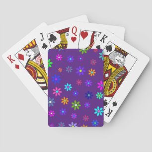 Jeu De Cartes Douche à fleurs - motif de couleur 1