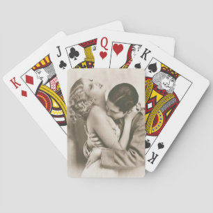 Jeu De Cartes Doux Couple Kissing