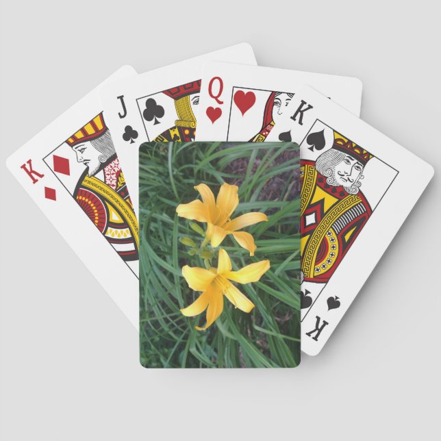 Jeu De Cartes Downey "DAYLILY" Gold Duo — (dos)