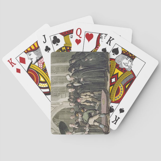 Jeu De Cartes Dr Syntax aux funérailles de sa femme, d'après 'Le (dos)