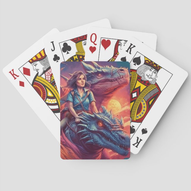 Jeu De Cartes Dragon Art (dos)