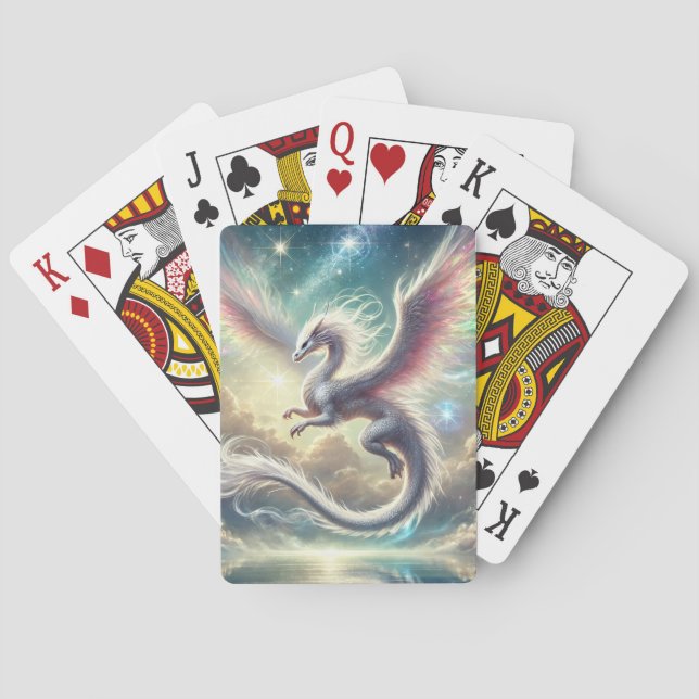 Jeu De Cartes Dragon blanc (dos)