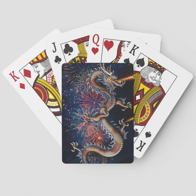 Jeu De Cartes Dragon Chinois (dos)