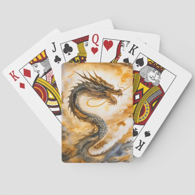 Jeu De Cartes Dragon chinois (dos)
