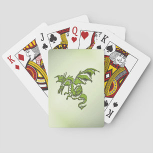 Jeu De Cartes Dragon de combat vert