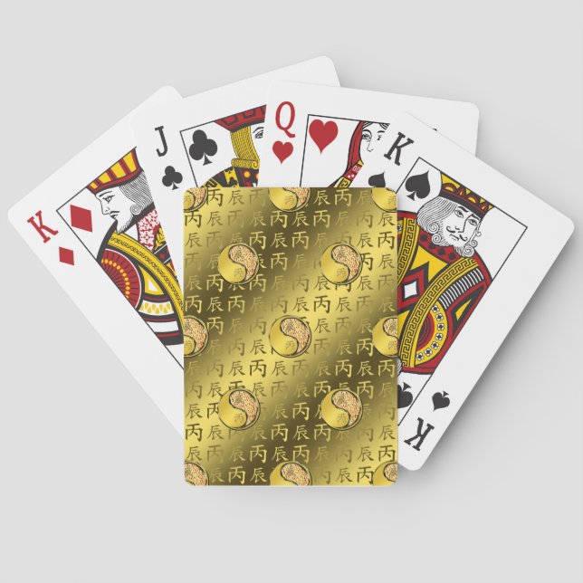 Jeu De Cartes Dragon de feu (dos)