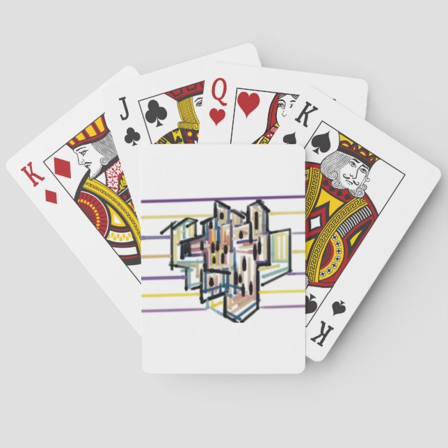 Jeu De Cartes Dragon de mer joie d'été  (dos)