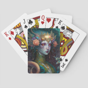 Jeu De Cartes Dragon Goddess Queen Imaginaire Art